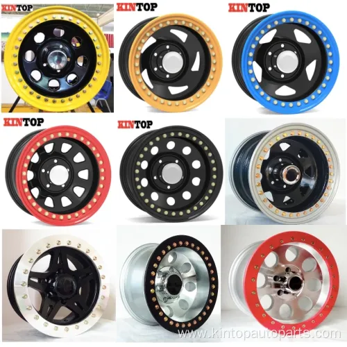 Black Offroad Soft Eight Beadlock Steel Wheel Rim